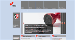 Desktop Screenshot of bdvi-nrw.de